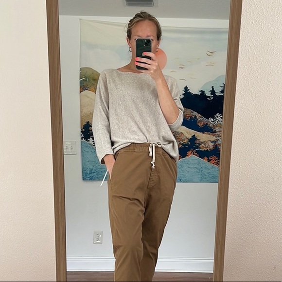 Poetry Boat Neck Cashmere Sweater Ecru Women’s Size 8/10 - Picture 2 of 9